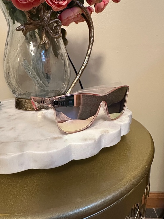 Blenders Eyewear Accessories - Women's Pink Mirrored Shield Sunglasses. 005-A